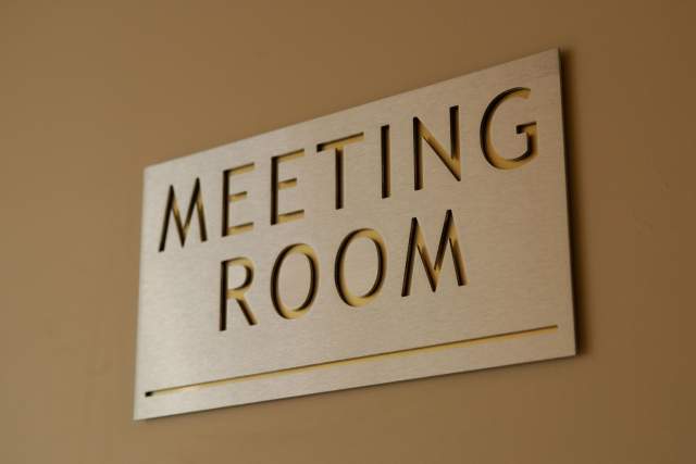 Plaque salle de séminaire, Villa Garbo Hotel 4 étoiles Cannes